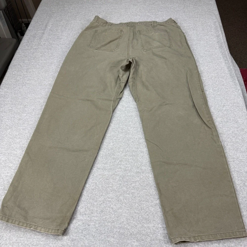 Arborwear Original Tree Climbers Gear Pants Mens 38x32 Green  Canvas Work Dist - Picture 3 of 16